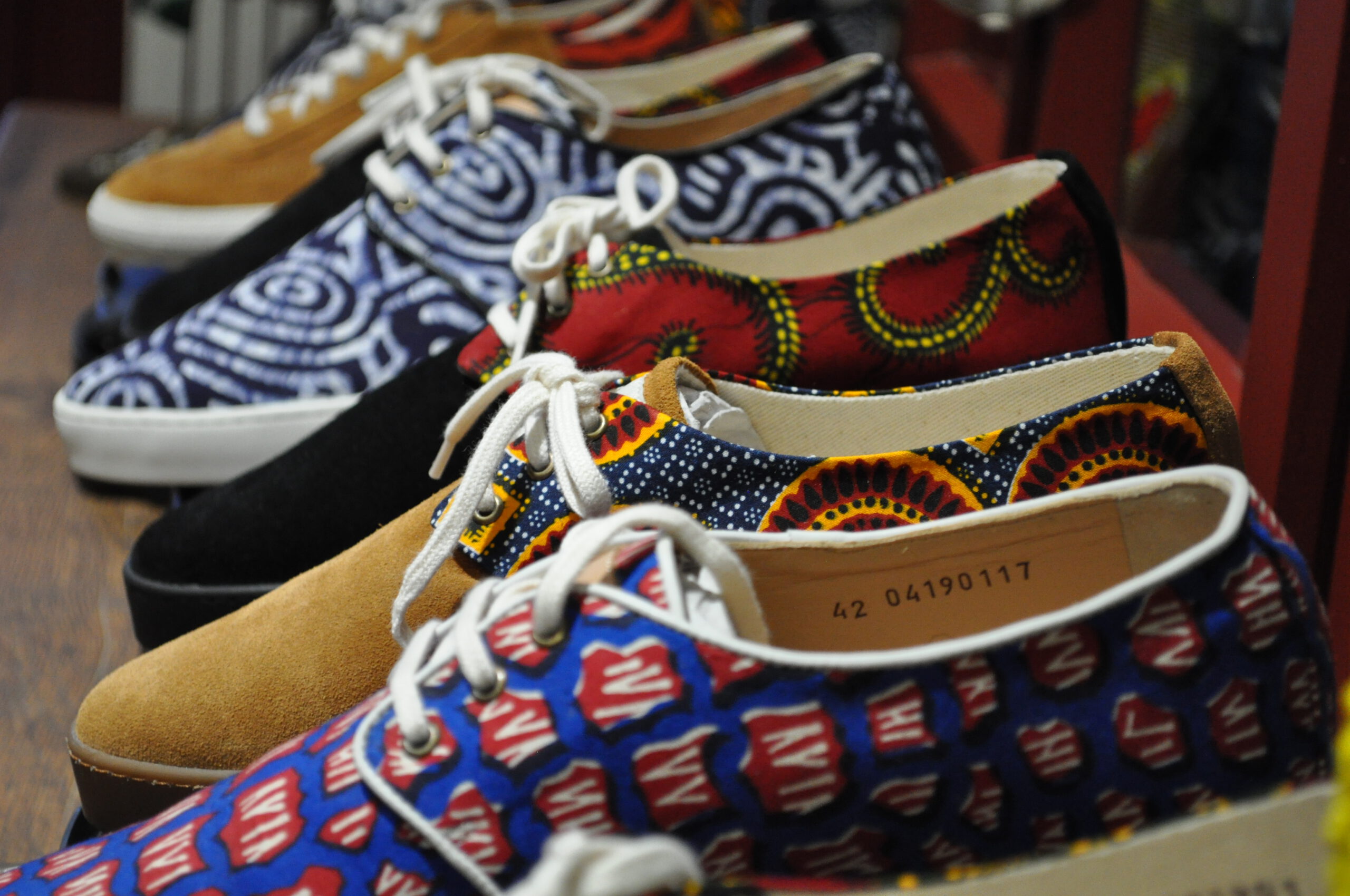 Schuhdesign aus Afrika.