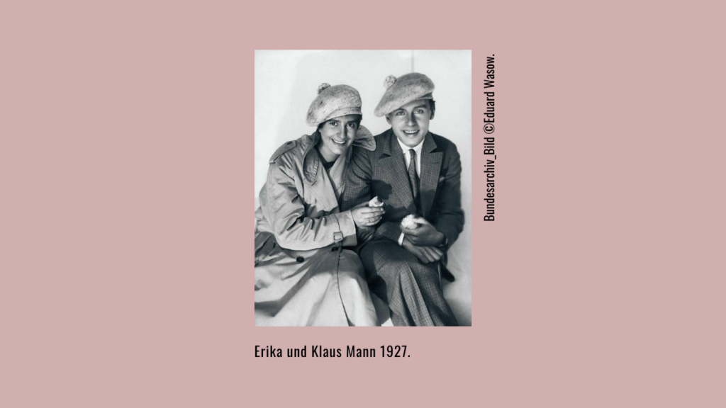 Die Geschwister Erika und Klaus.